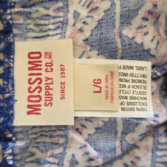 Mossimo Supply Co | Pull-On Colorful Aztec Capri Cropped Harem Pants Size Large - Picture 3 of 6